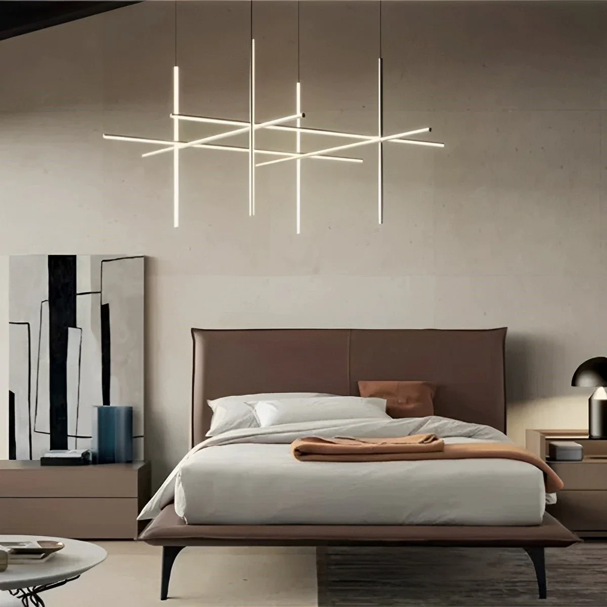 Modern Minimalist Geometric Outline Lines Light Pendant Lights - Image 4
