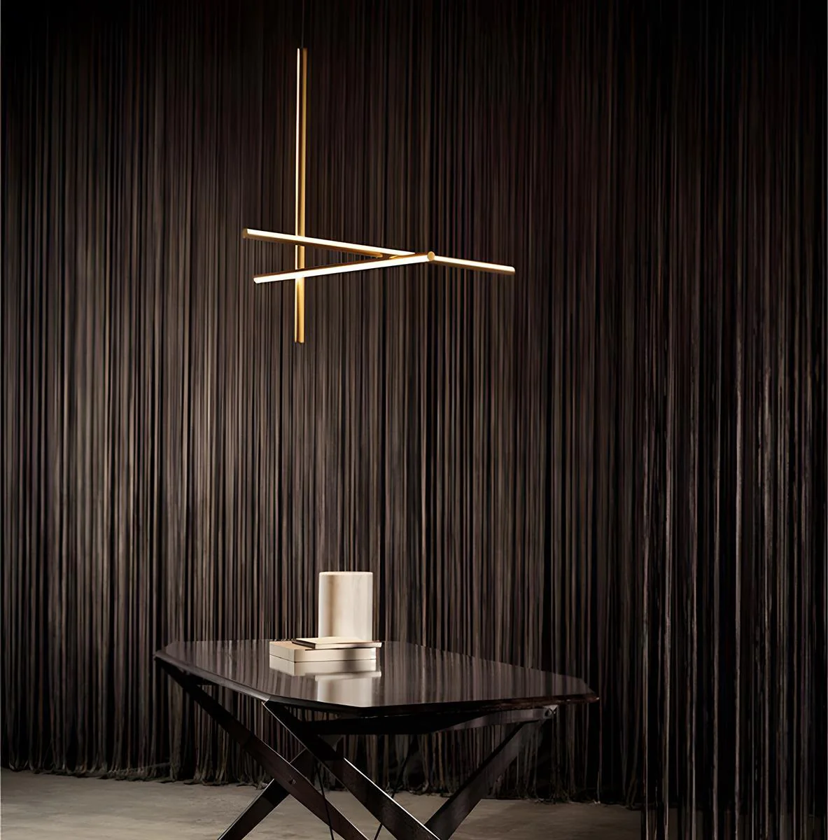 Modern Minimalist Geometric Outline Lines Light Pendant Lights - Image 7