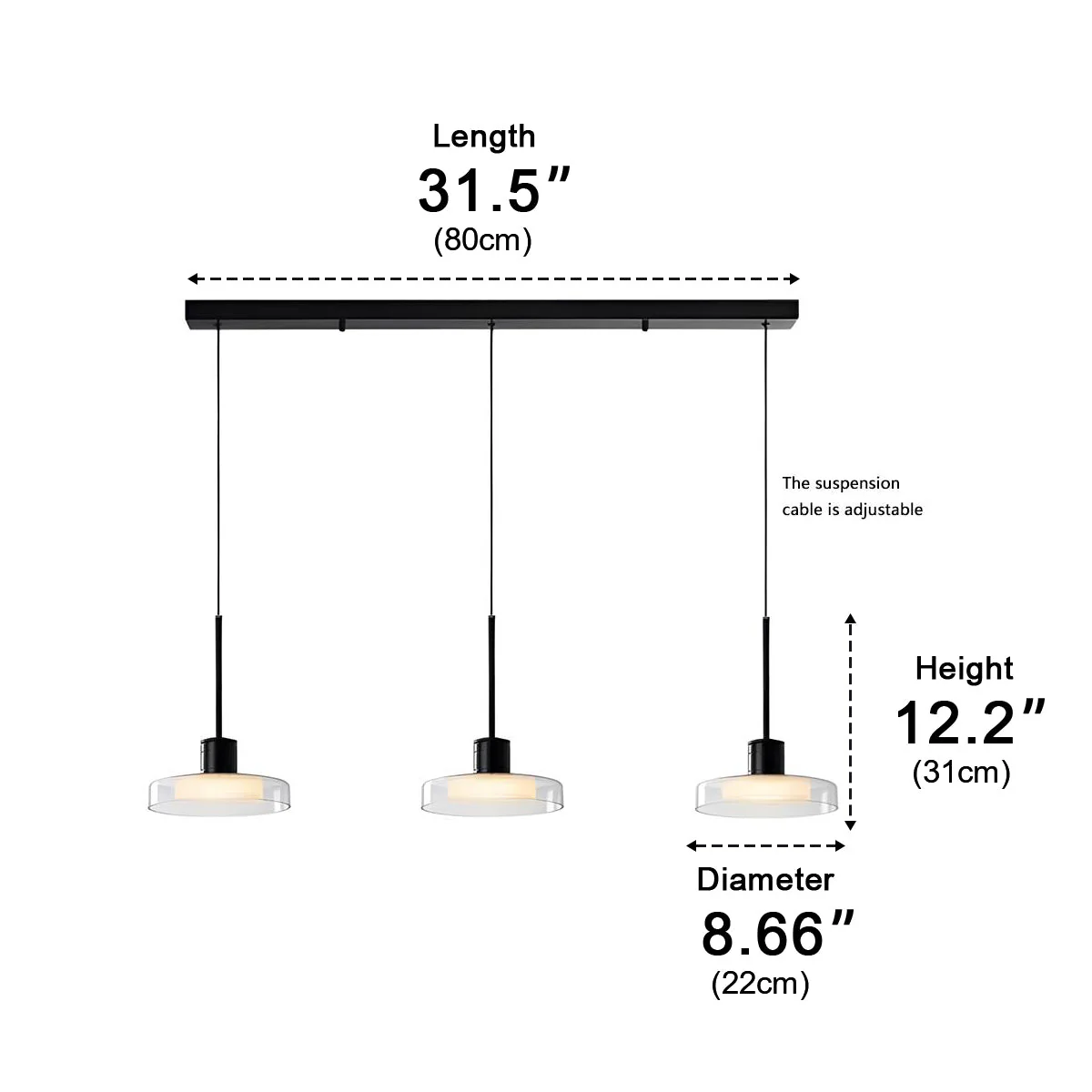 Modern Minimalist Glass Indoor Bar Pendant Lights - Image 18