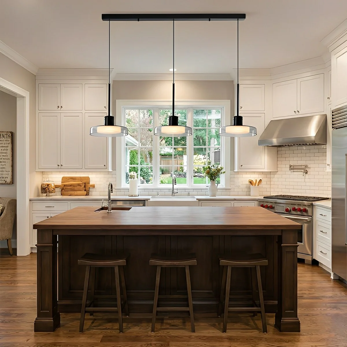 Modern Minimalist Glass Indoor Bar Pendant Lights - Image 2