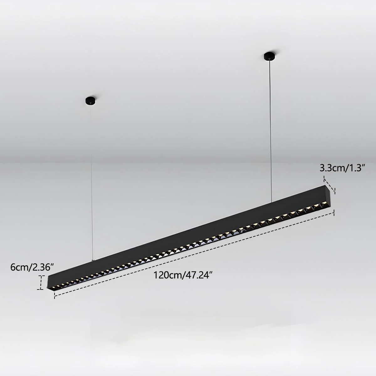 Modern Minimalist Grille LED Long Strip Light - Image 11