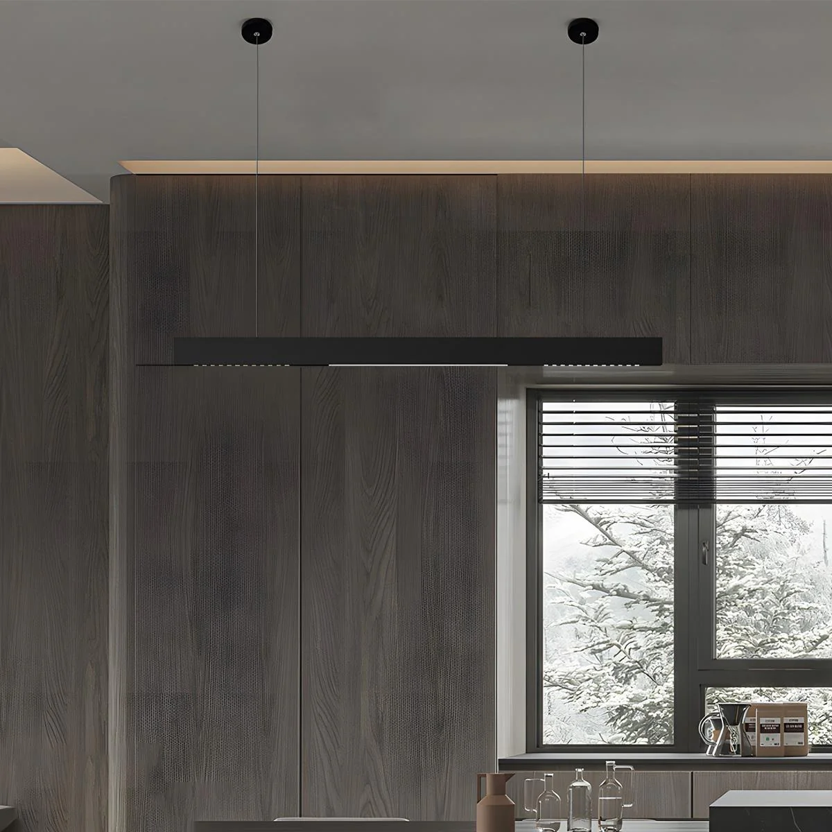 Modern Minimalist Grille LED Long Strip Light - Image 4