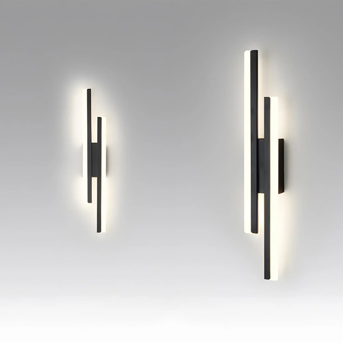 Modern Minimalist H-Shape Long Strip LED Wall Sconce - Image 9