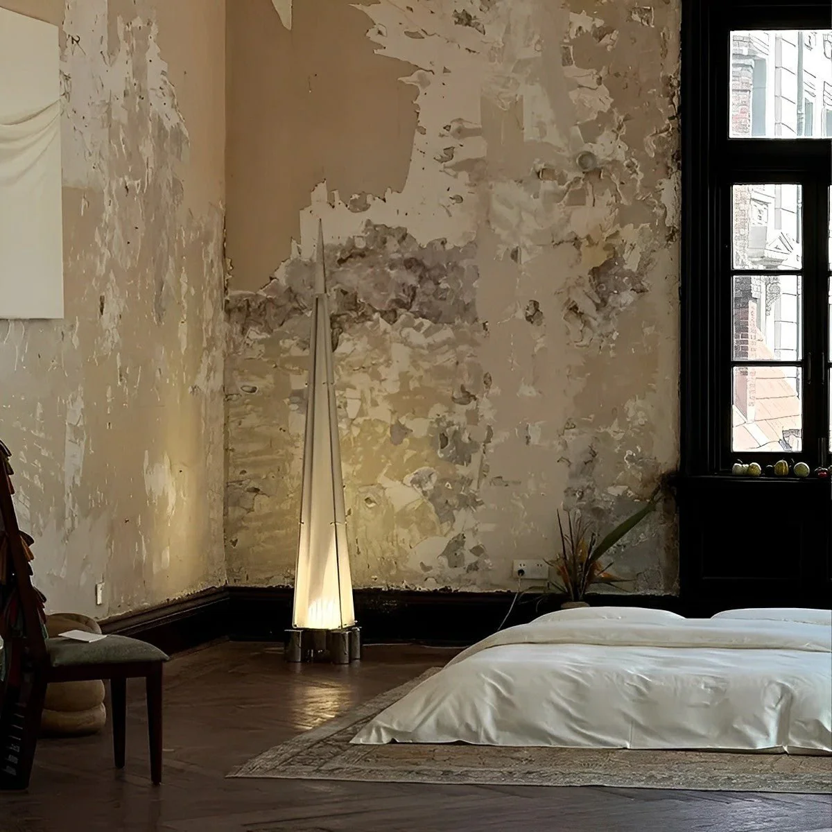 Modern Minimalist High Pyramid Dimmable LED Floor Lamp - Image 6