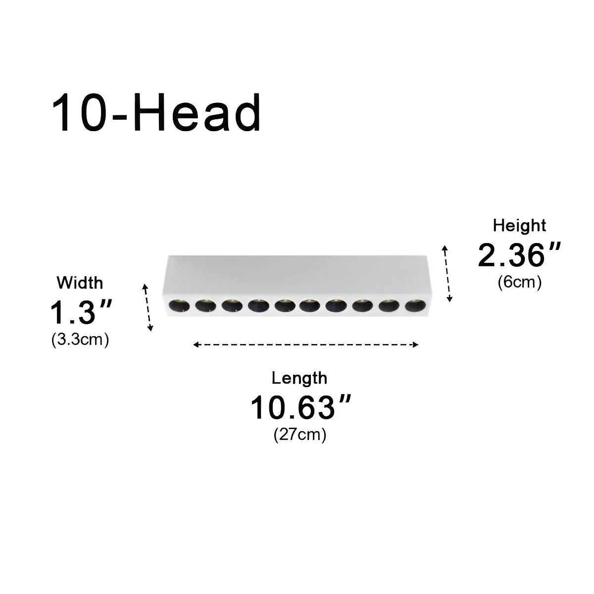 Modern Minimalist LED Long Strip Linear Indoor Spotlight - Image 11