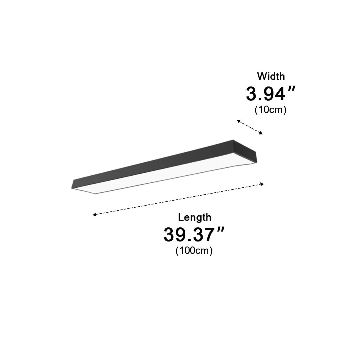 Modern Minimalist LED Long Strip Office Pendant Lights - Image 11