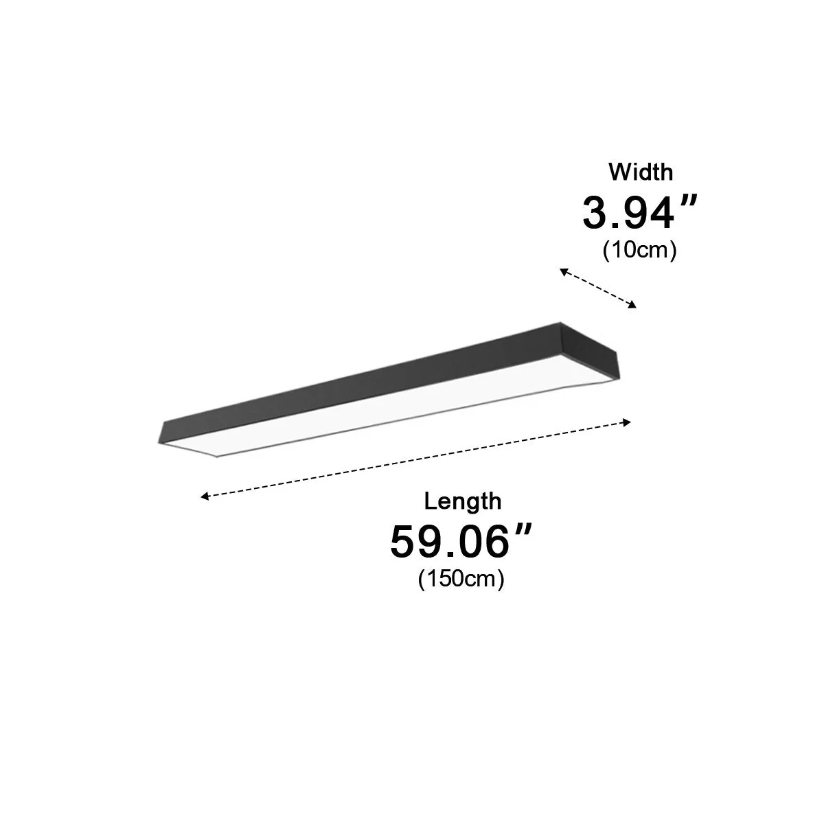 Modern Minimalist LED Long Strip Office Pendant Lights - Image 12