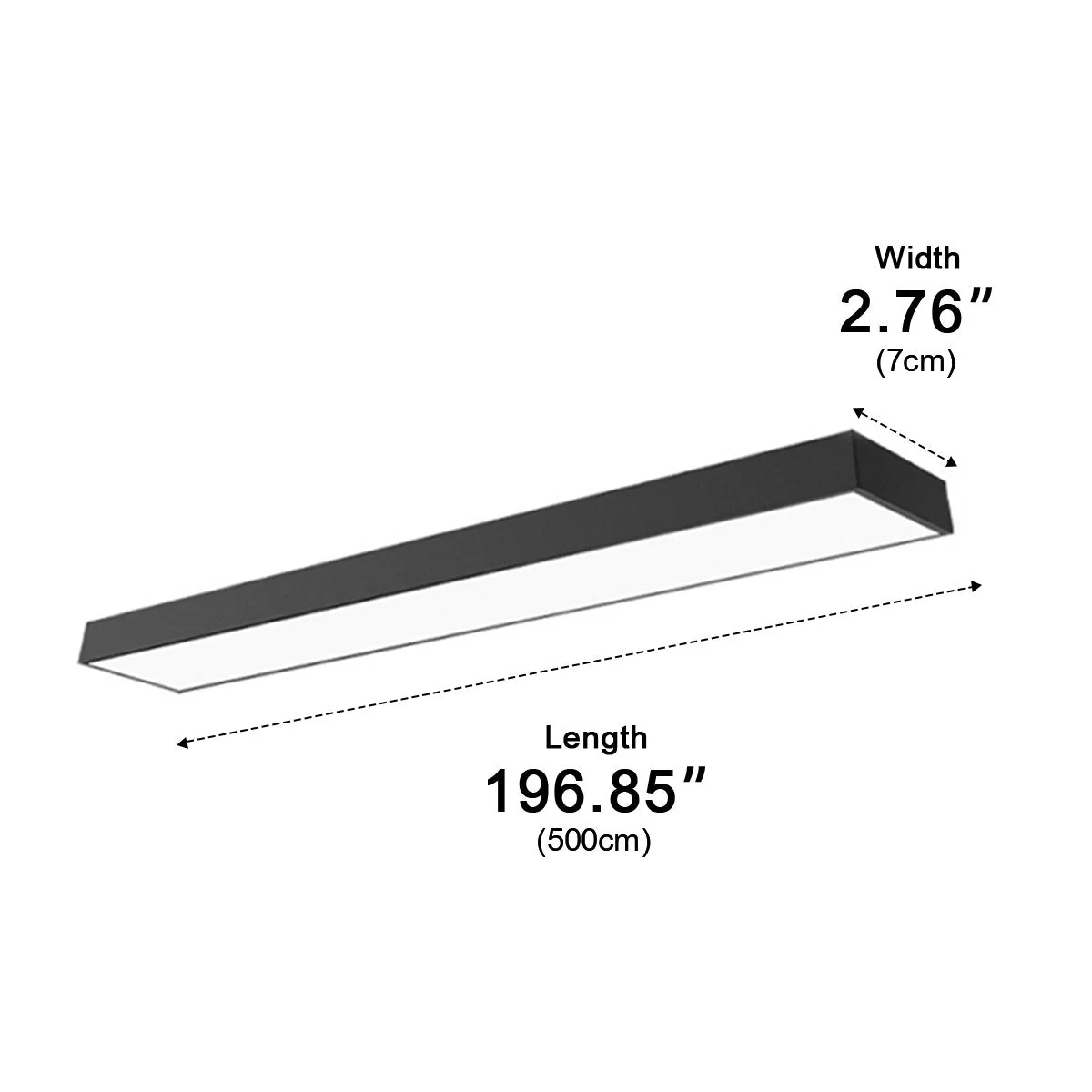 Modern Minimalist LED Long Strip Office Pendant Lights - Image 16