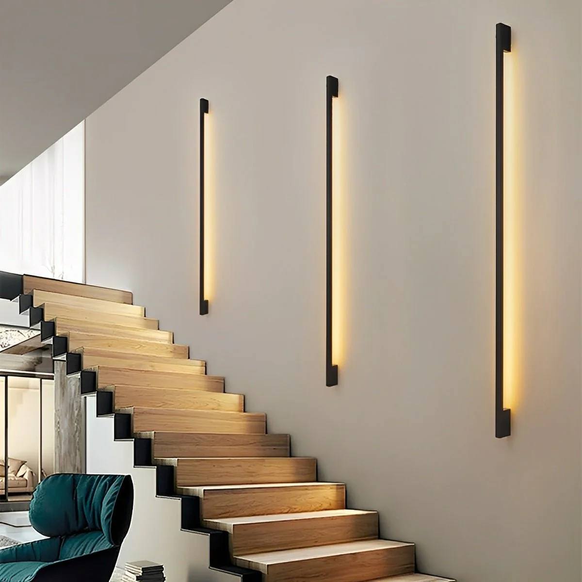 Modern Minimalist LED Strip Indoor Wall Sconces - Image 5