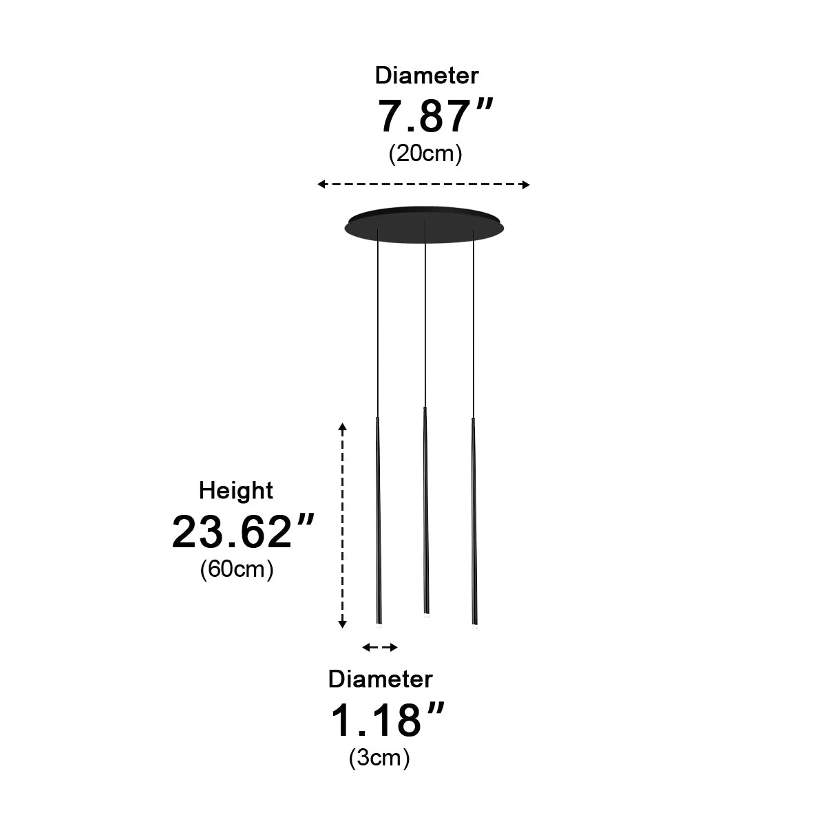 Modern Minimalist Linear Long Strip Bar LED Pendant Lights - Image 14