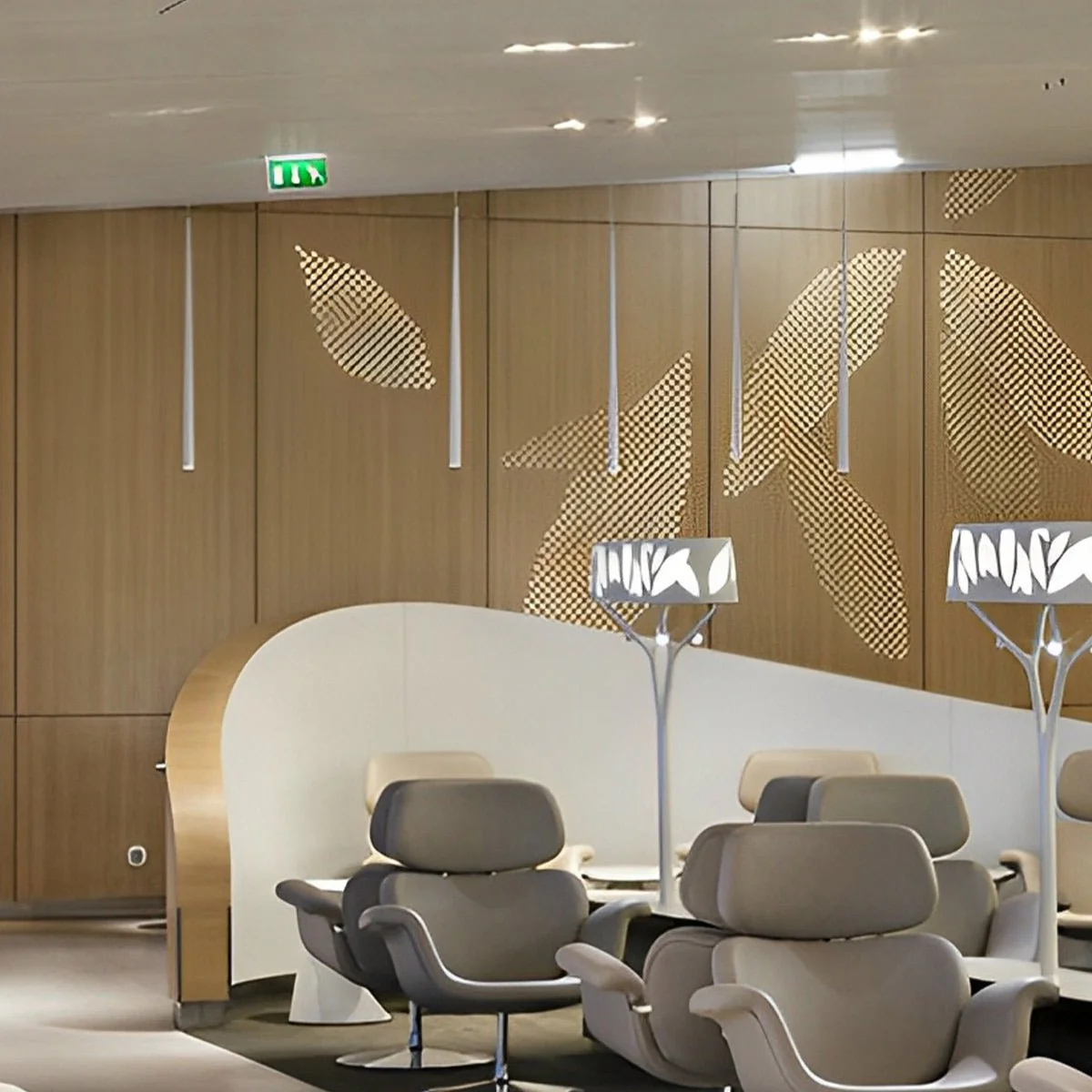 Modern Minimalist Linear Long Strip Bar LED Pendant Lights - Image 7