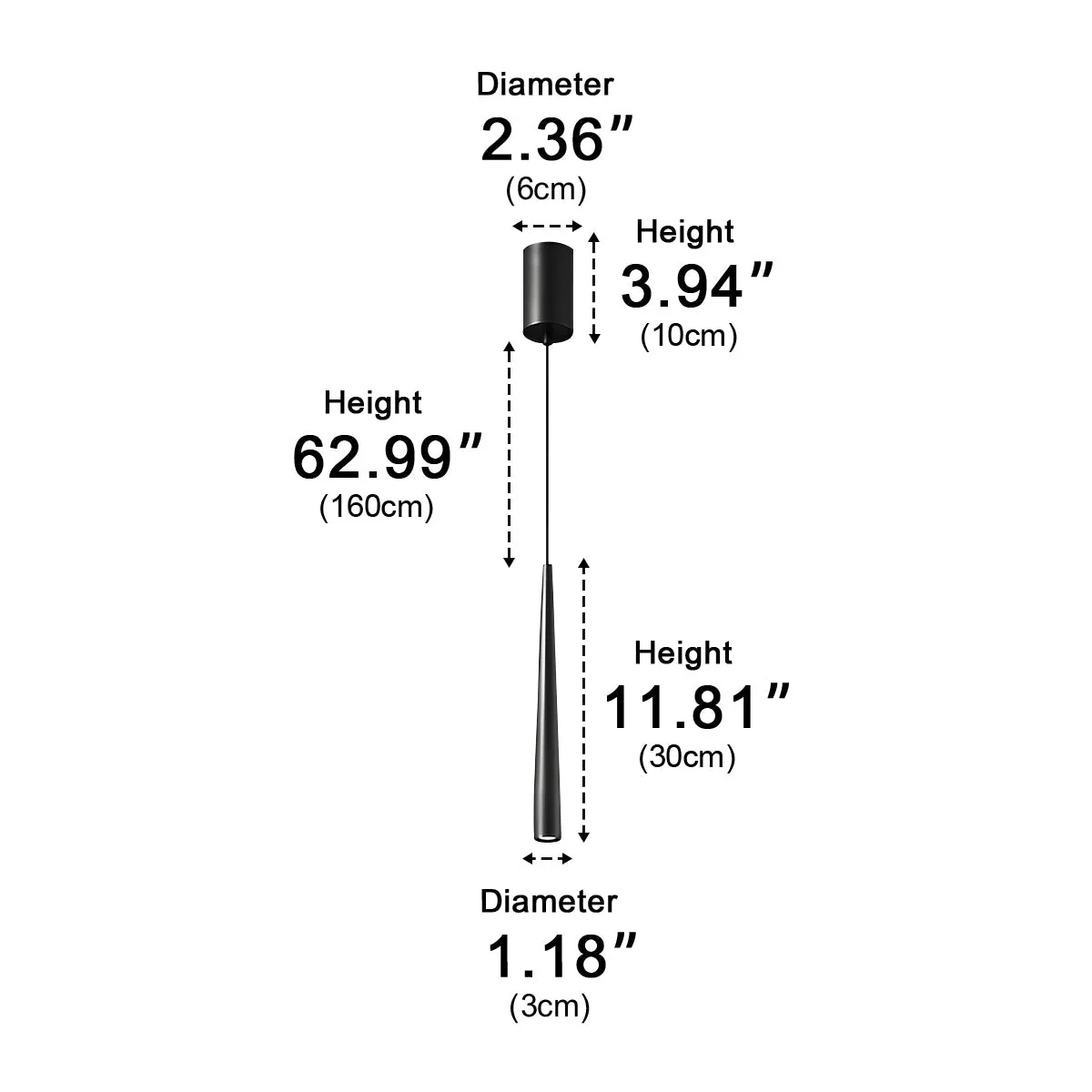 Modern Minimalist Long Strip Bar LED Pendant Lights - Image 15