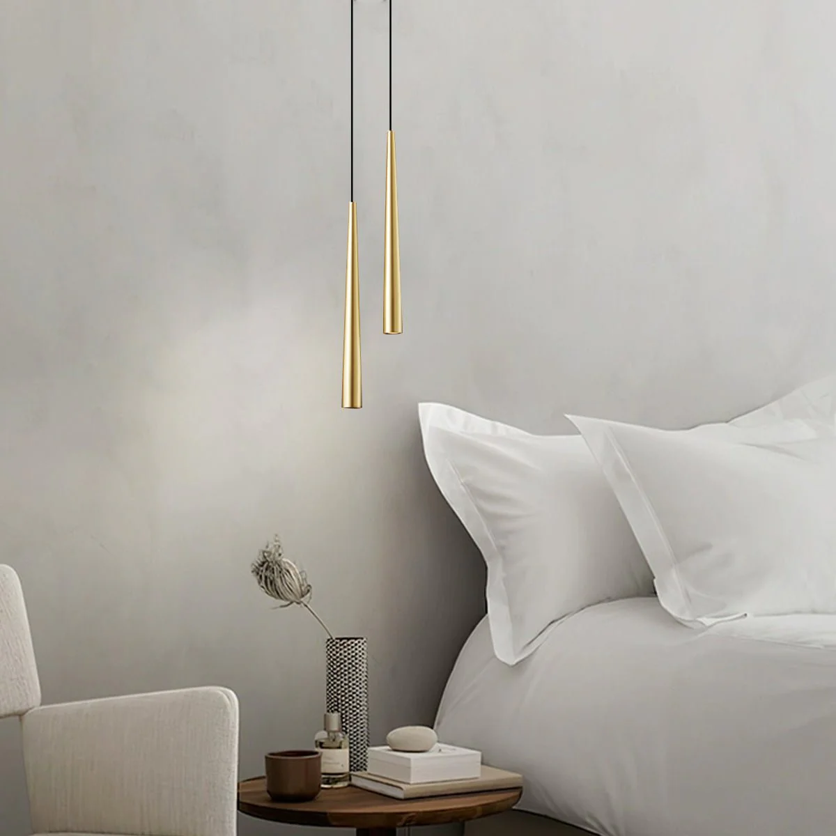 Modern Minimalist Long Strip Bar LED Pendant Lights - Image 3