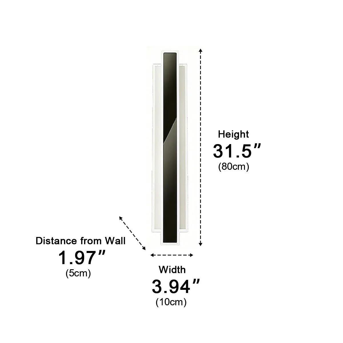 Modern Minimalist Long Strip LED Wall Sconces - Image 10
