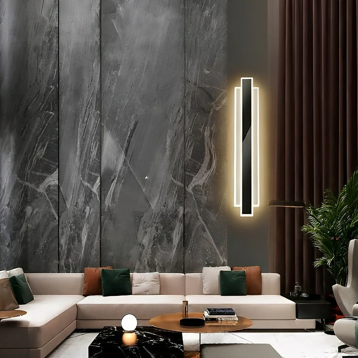 Modern Minimalist Long Strip LED Wall Sconces - Image 5