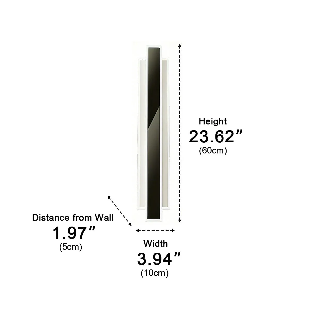Modern Minimalist Long Strip LED Wall Sconces - Image 9