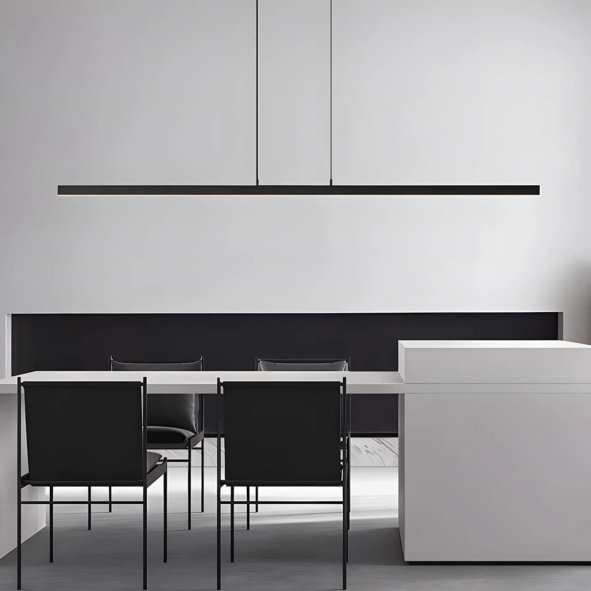 Modern Minimalist Long Strip Light Pendant Lights up and down adjustable - Image 6