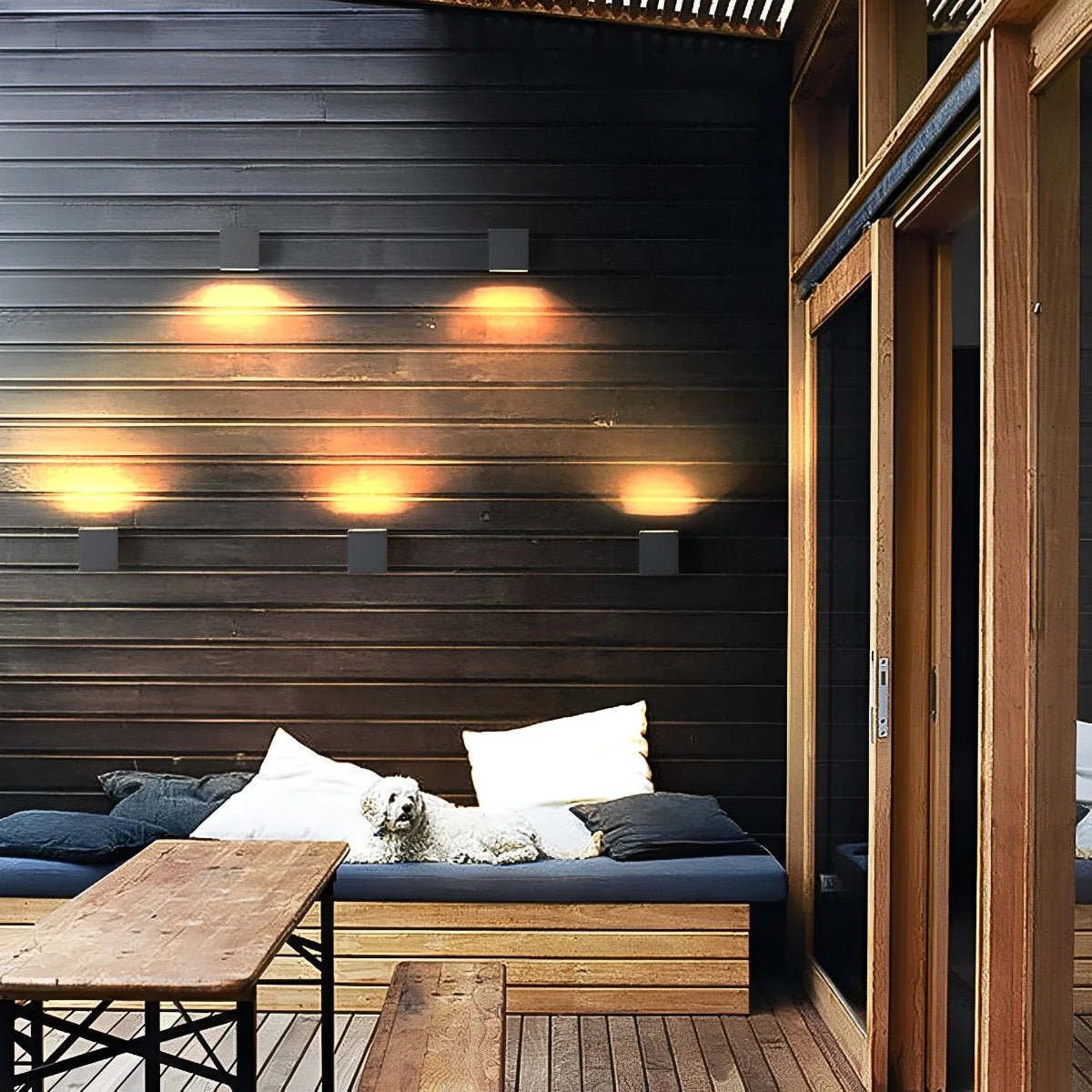 Modern Minimalist Outdoor LED Waterproof Exterior Wall Light for Courtyard Fence - Image 2