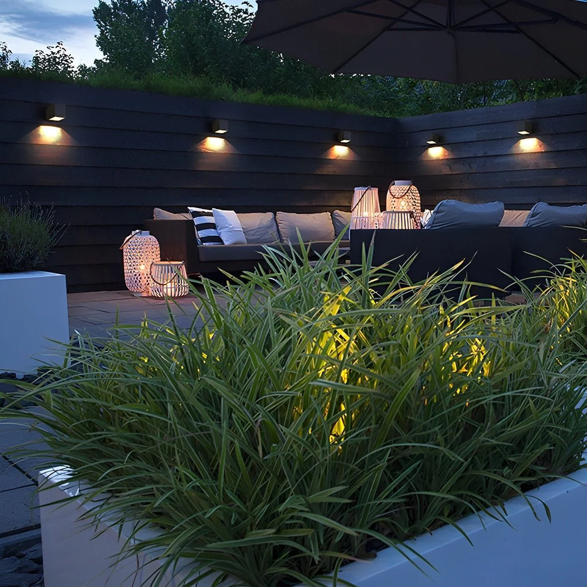 Modern Minimalist Outdoor LED Waterproof Exterior Wall Light for Courtyard Fence - Image 8