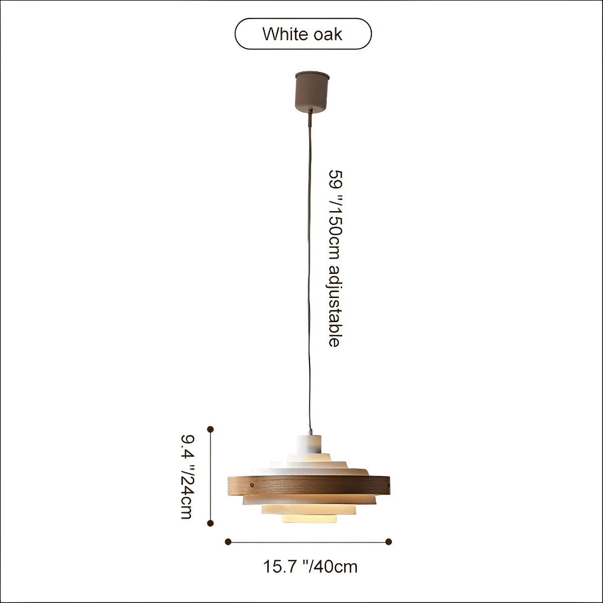Modern Minimalist Shaded Drum Pendant Light - Image 9