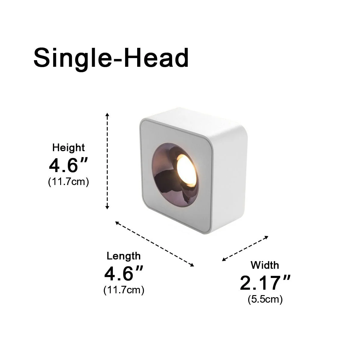 Modern Minimalist Square LED Indoor Ceiling Spot Light - Image 16