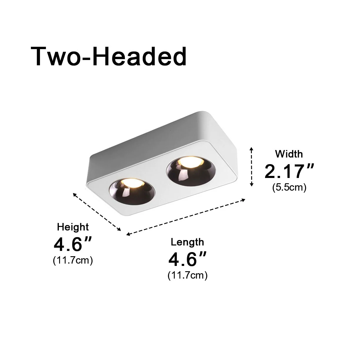 Modern Minimalist Square LED Indoor Ceiling Spot Light - Image 17