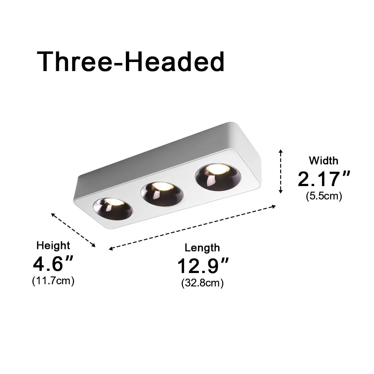 Modern Minimalist Square LED Indoor Ceiling Spot Light - Image 18