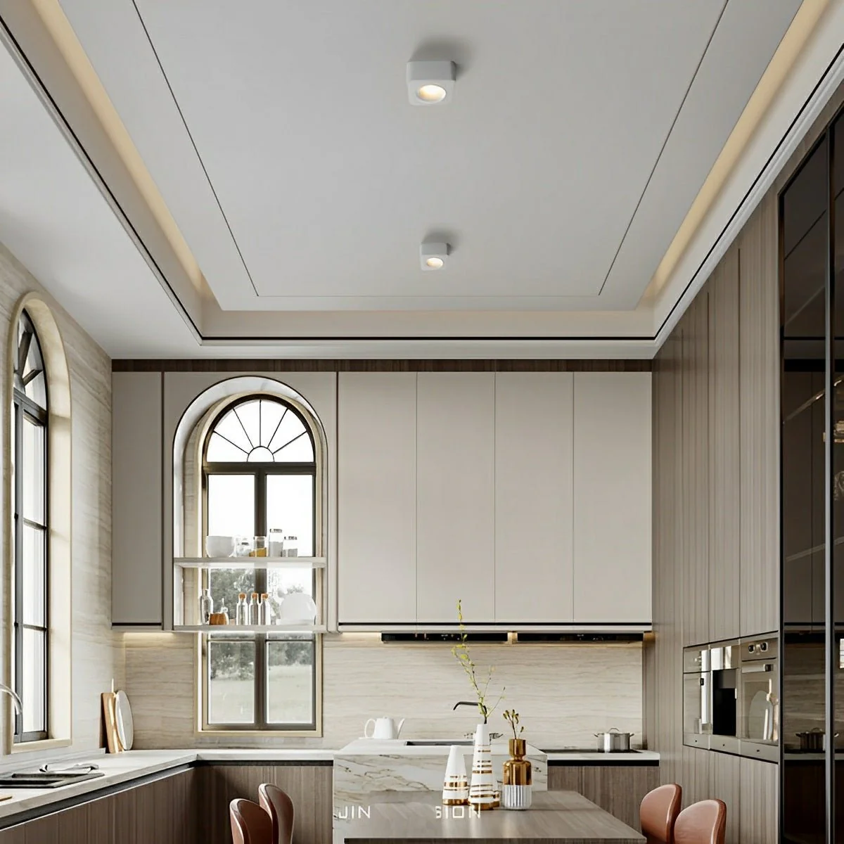 Modern Minimalist Square LED Indoor Ceiling Spot Light - Image 3