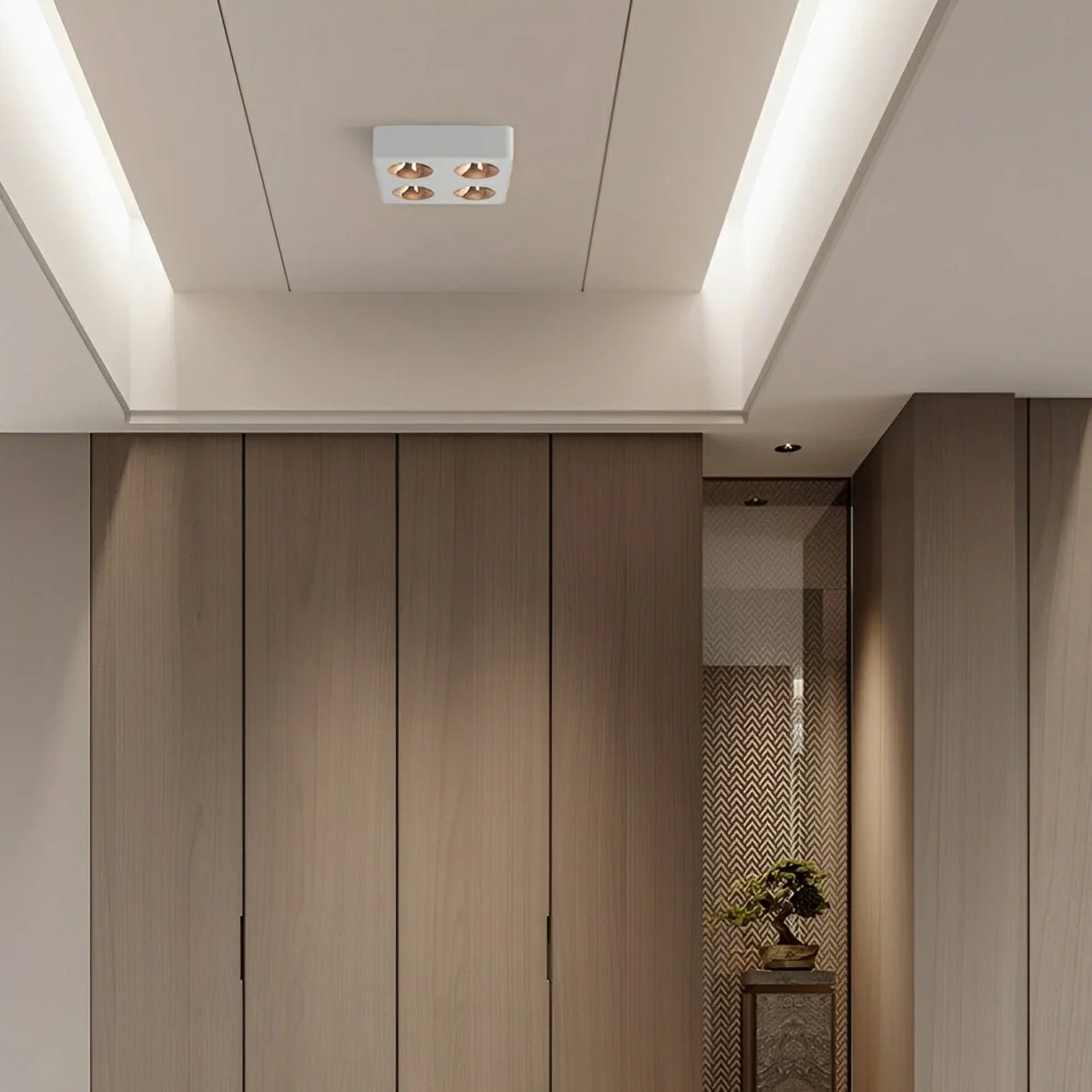 Modern Minimalist Square LED Indoor Ceiling Spot Light - Image 7