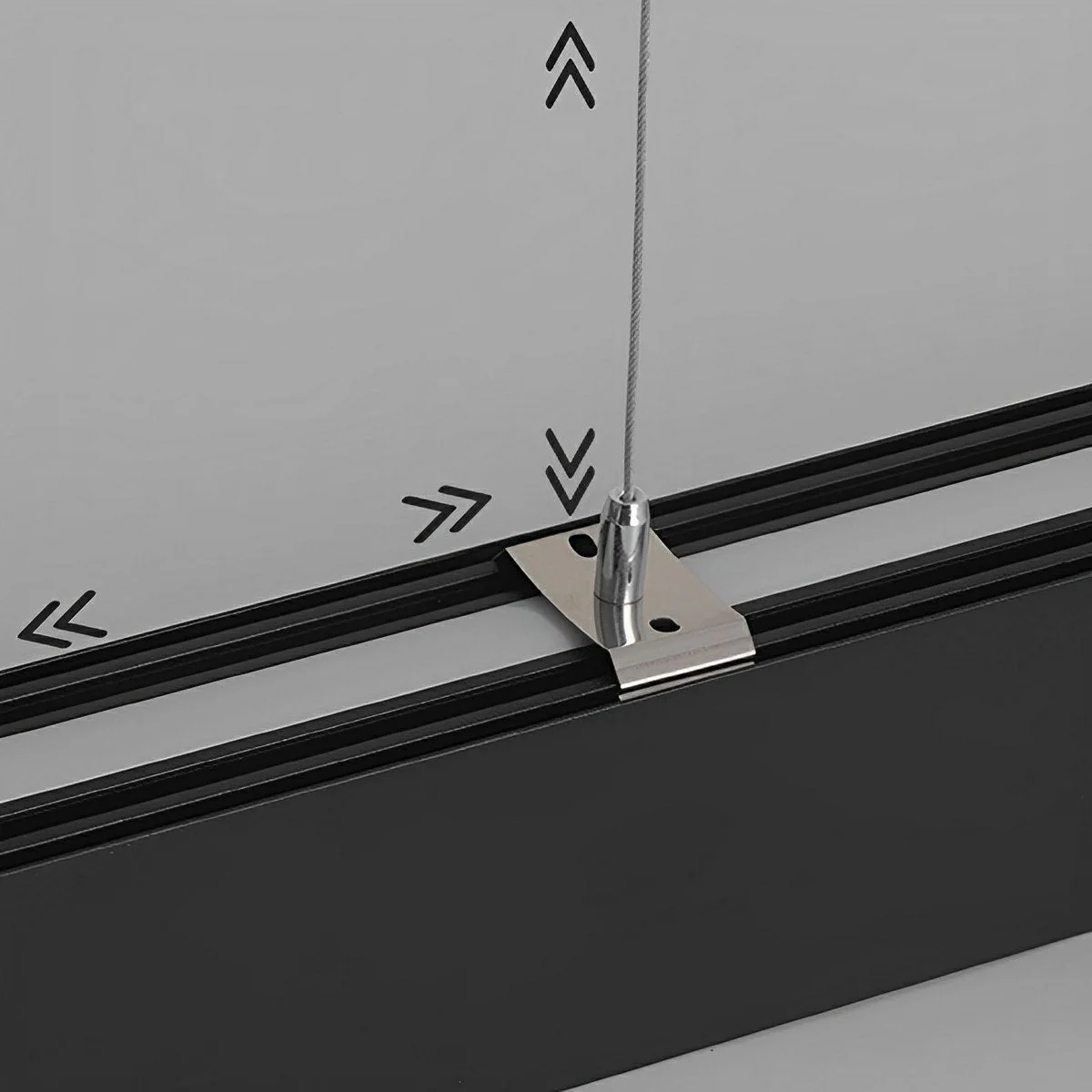 Modern Minimalist Up&Down Linear LED Strip Office Ceiling Pendant Lights - Image 12