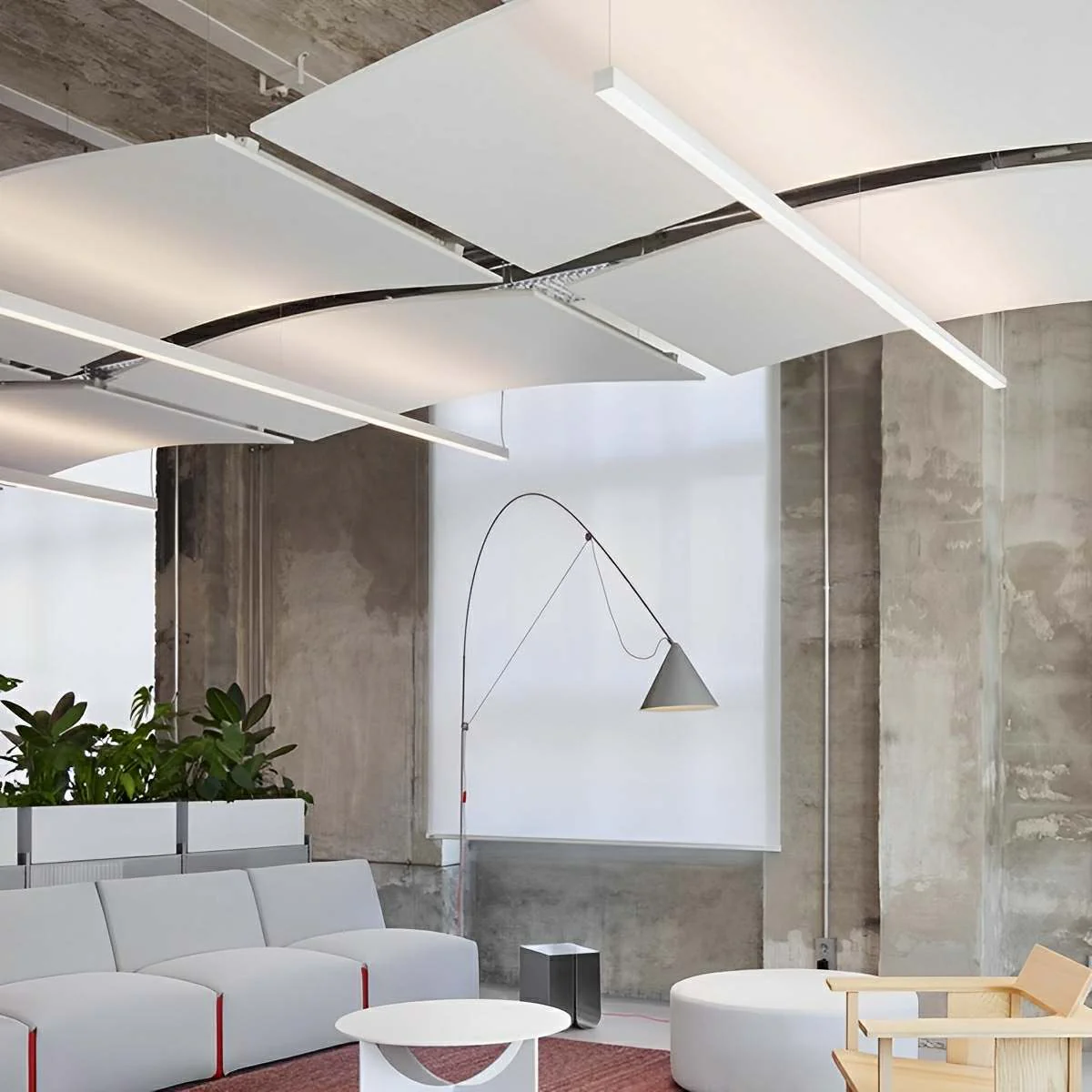 Modern Minimalist Up&Down Linear LED Strip Office Ceiling Pendant Lights - Image 3