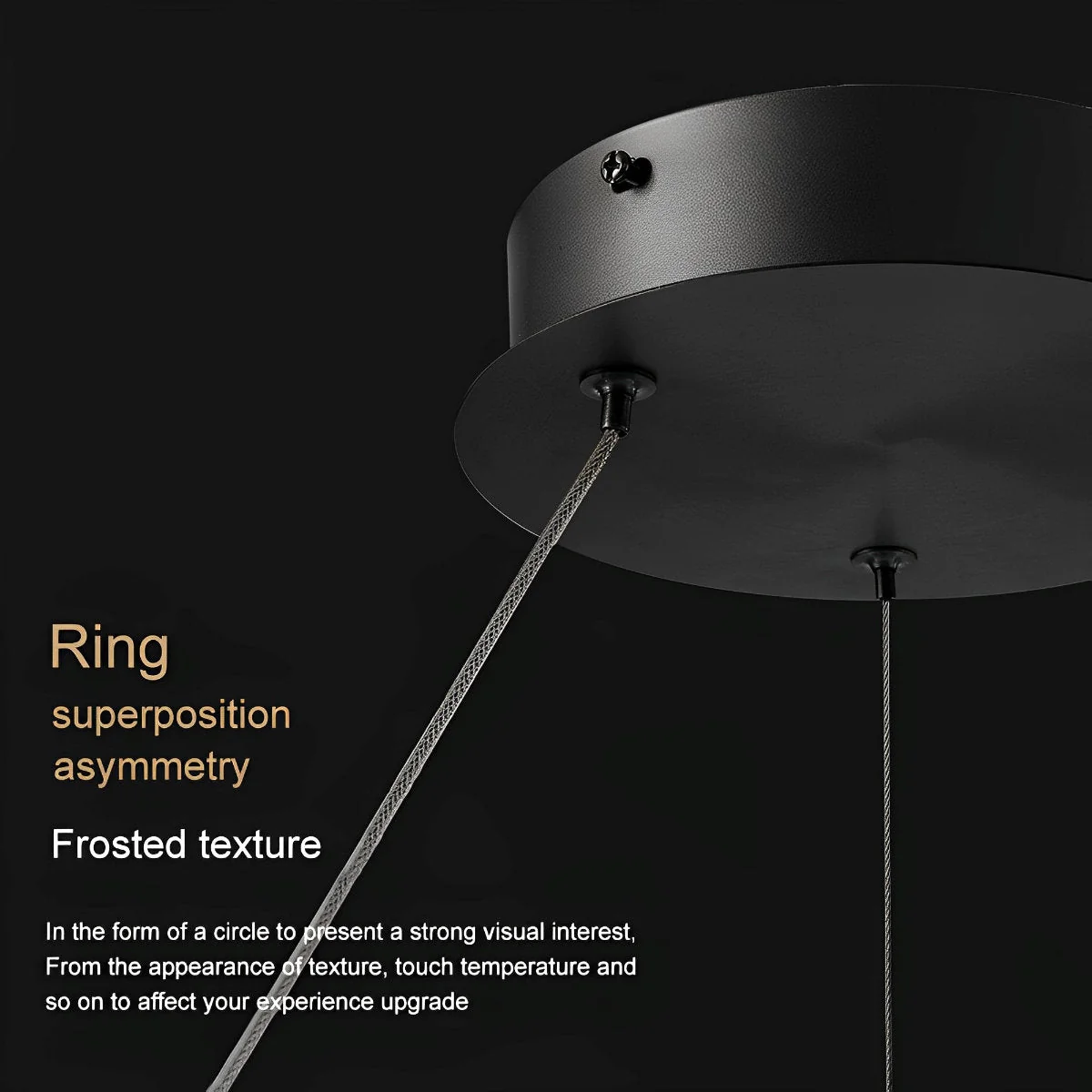 Modern Minimalist Water Wave Round Pendant Light - Image 7