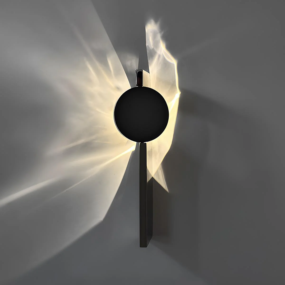 Modern Minimalist Water Waves Rotatable LED Wall Sconce - Image 2