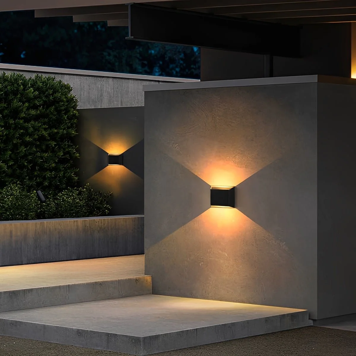 Modern Minimalist Waterproof Rectangular LED Wall Light - Image 3