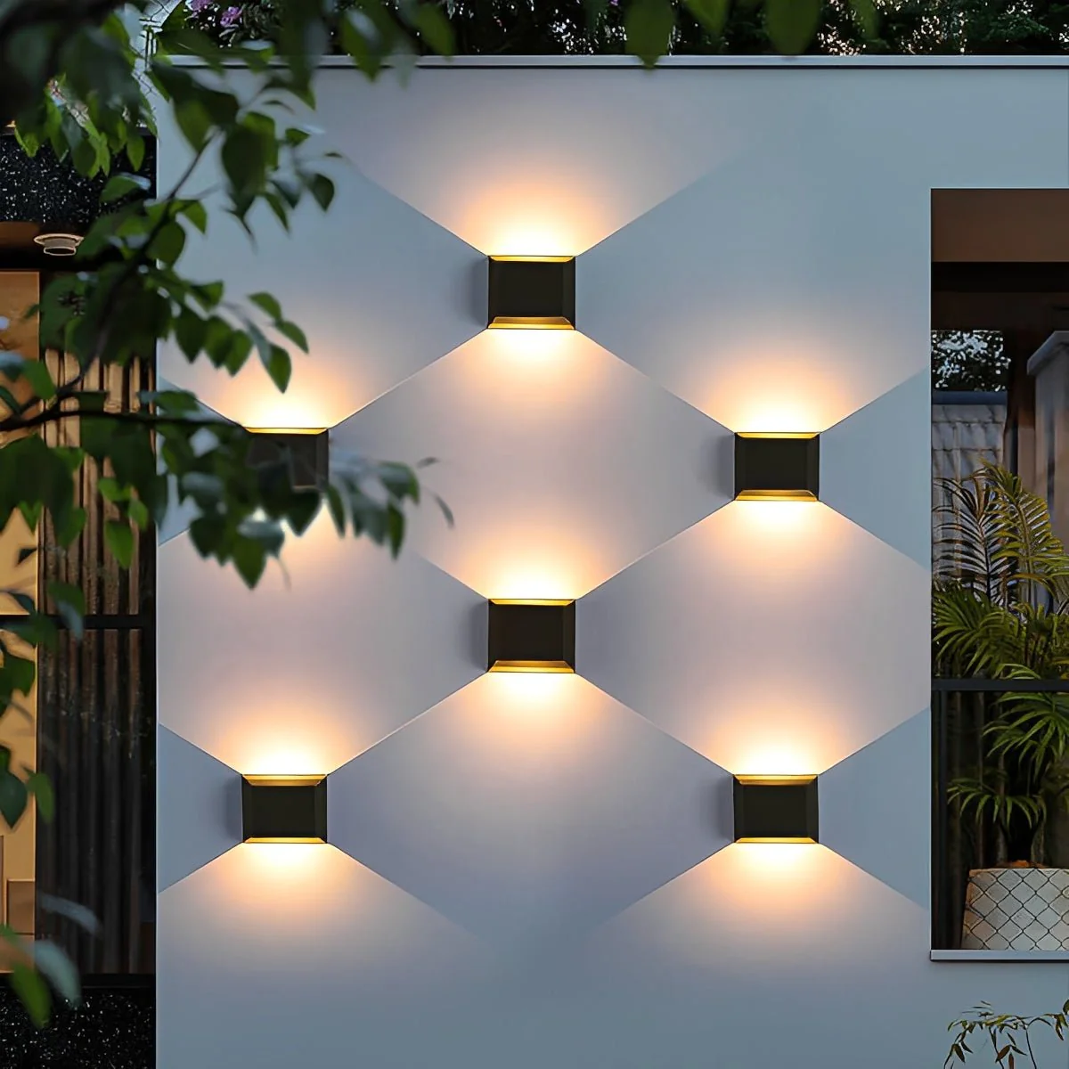 Modern Minimalist Waterproof Rectangular LED Wall Light - Image 5