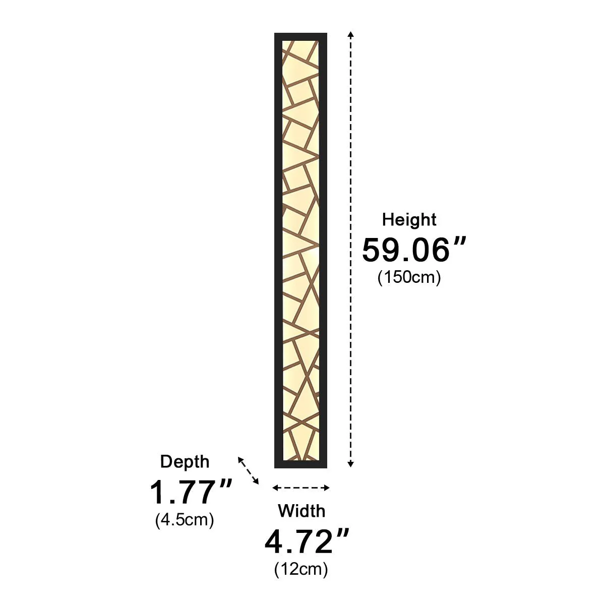 Modern Slim Waterproof Long Strip LED Outdoor Wall Lights - Image 15