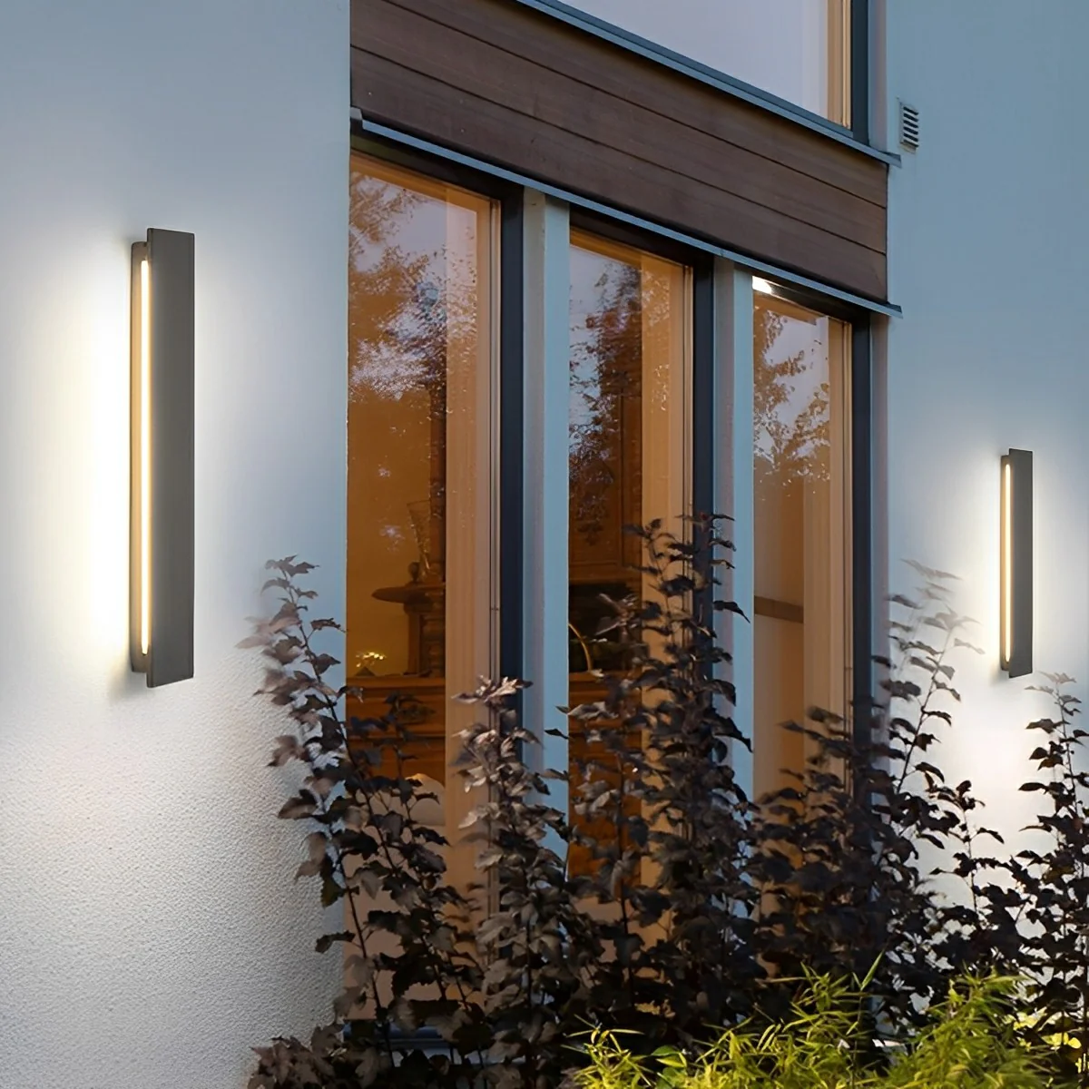 Modern Minimalist Waterproof Outdoor Concrete LED Porch Lights - Image 4