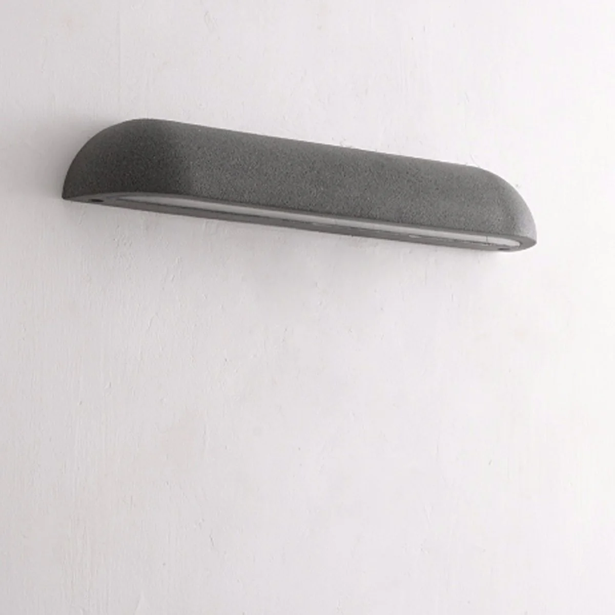 Modern Minimalist Waterproof Outdoor Concrete Long Dome LED Porch Lights - Image 3