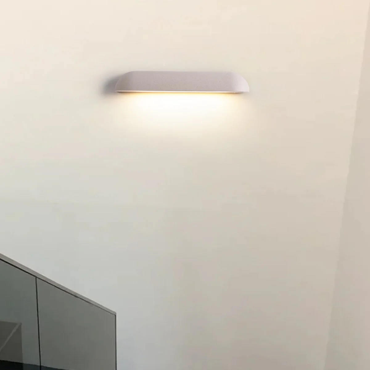 Modern Minimalist Waterproof Outdoor Concrete Long Dome LED Porch Lights - Image 5