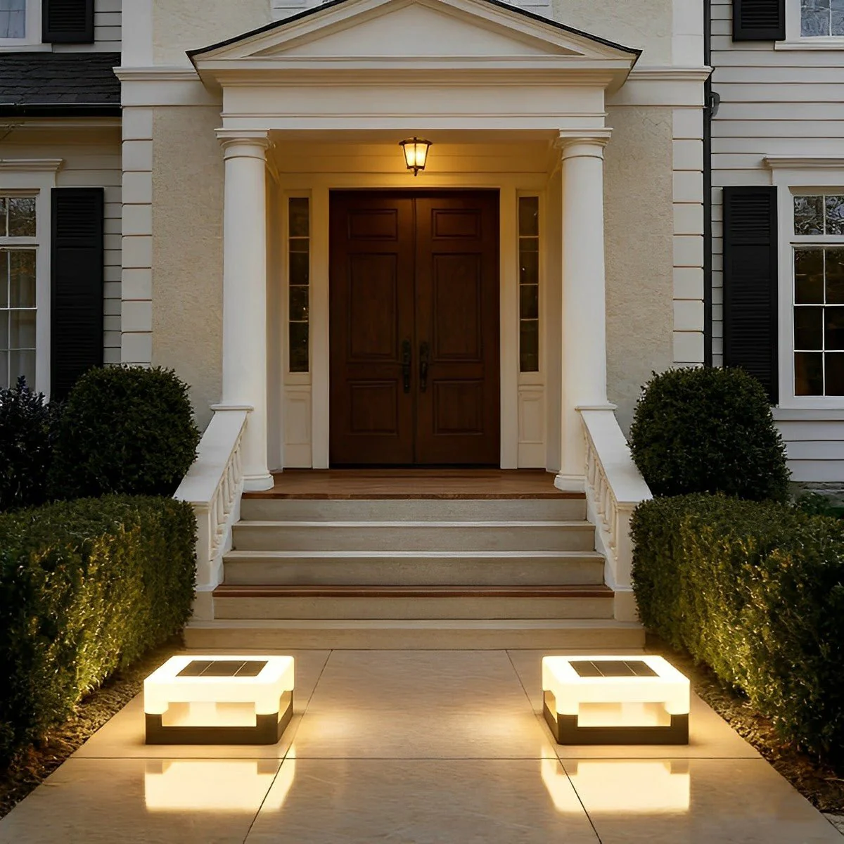 Modern Minimalist Waterproof Square LED Outdoor Post Lights - Image 4
