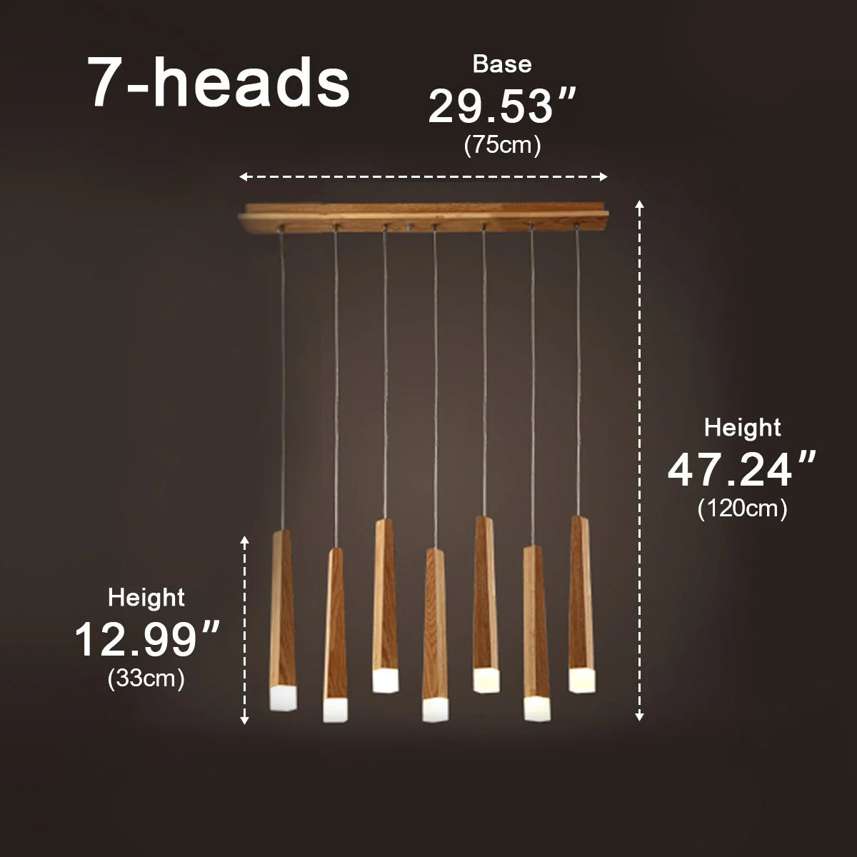 Modern Minimalist Wood Art Firewood Stick Pendant Lights - Image 18