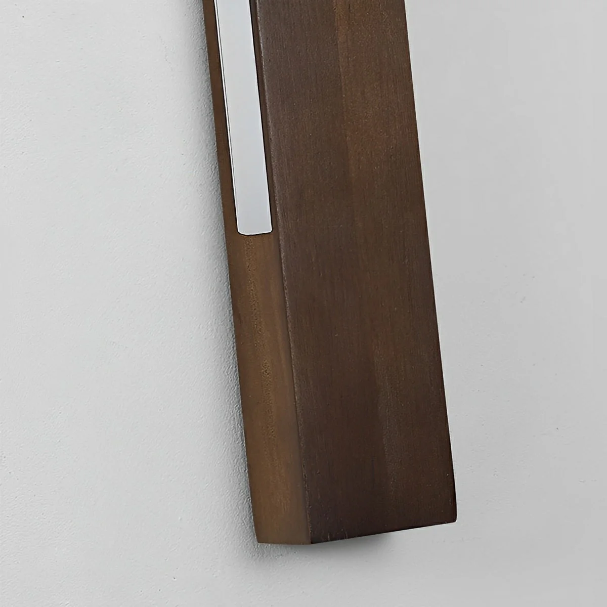 Modern Minimalist Wood Double-Sided Lighting LED Long Strip Indoor Wall Sconce - Image 7