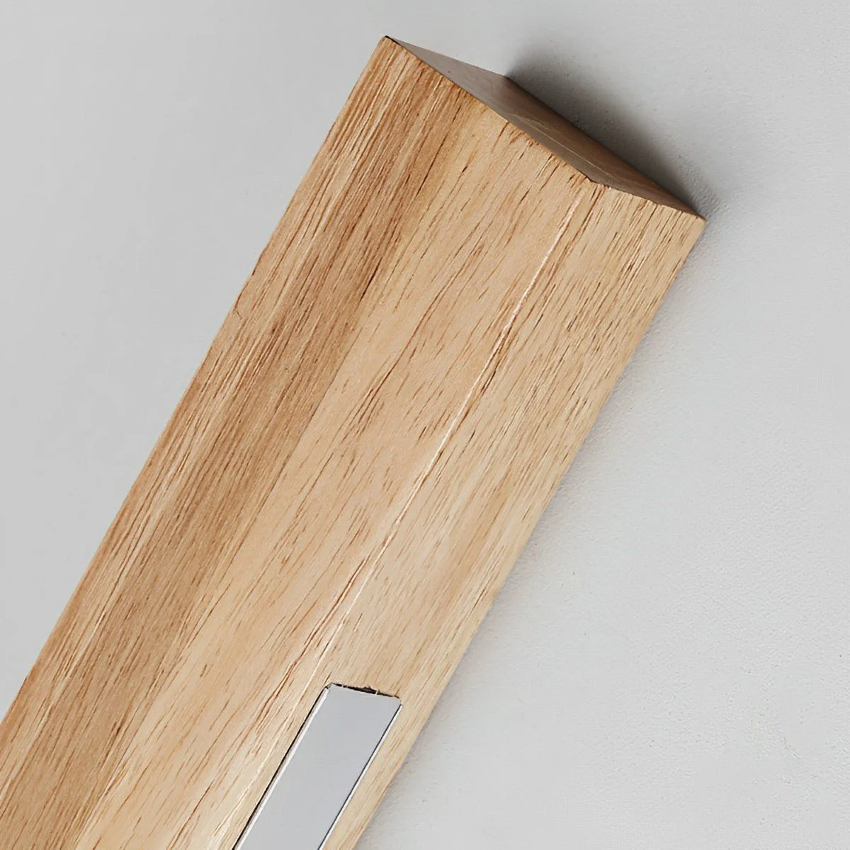 Modern Minimalist Wood Double-Sided Lighting LED Long Strip Indoor Wall Sconce - Image 9