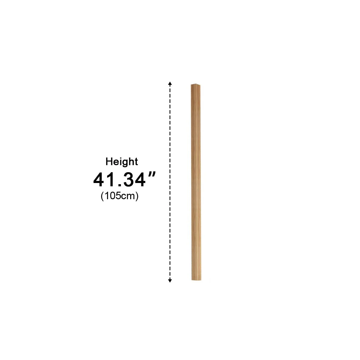 Modern Minimalist Wood Plug In LED Long Strip Floor Lamp - Image 8