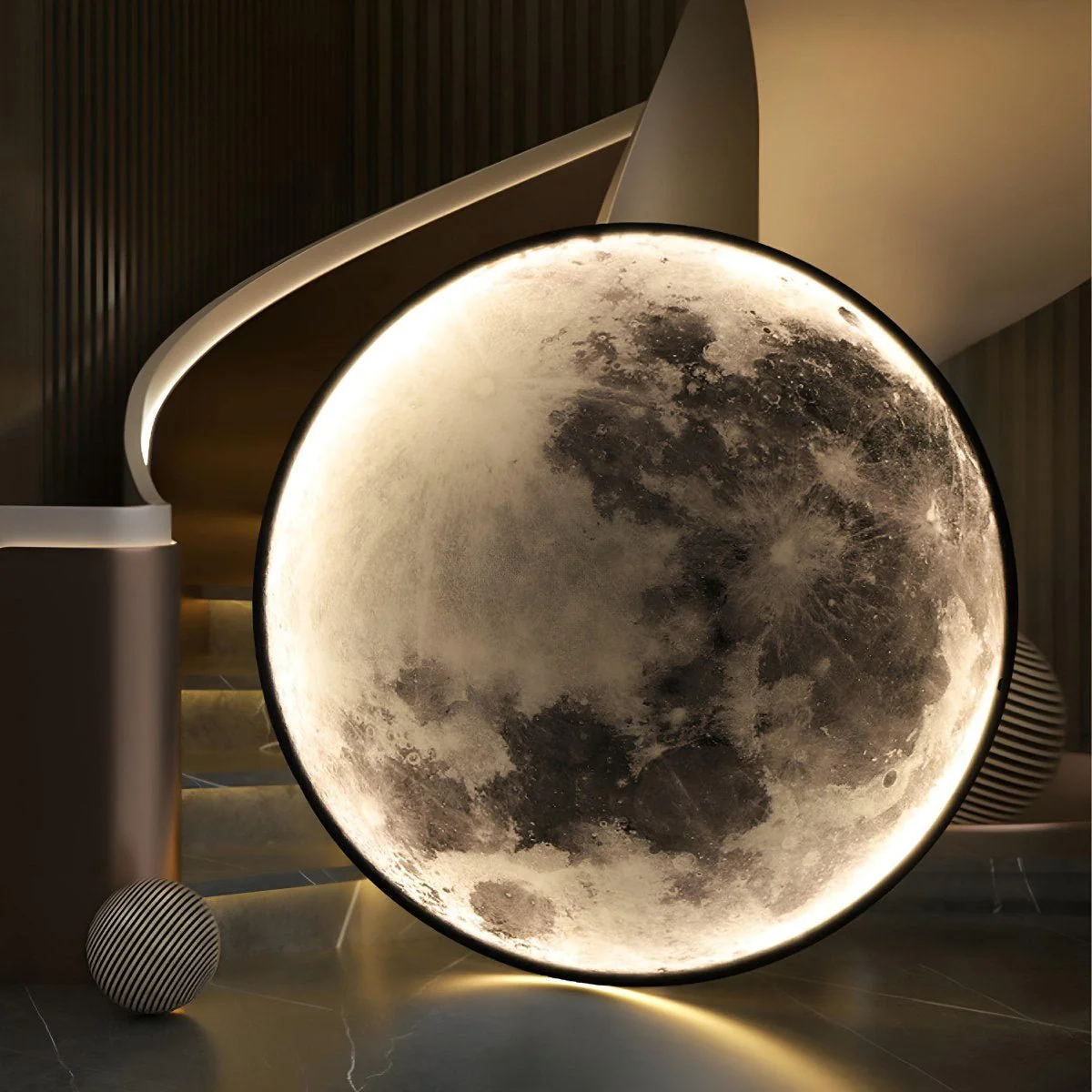 Modern Moon Creative Art Decor LED Indoor Wall Sconce - Image 12