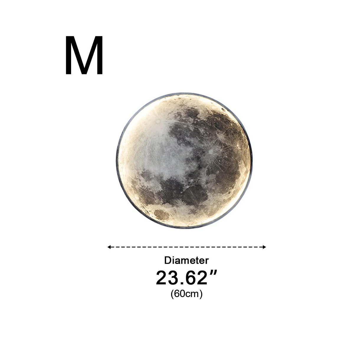 Modern Moon Creative Art Decor LED Indoor Wall Sconce - Image 17