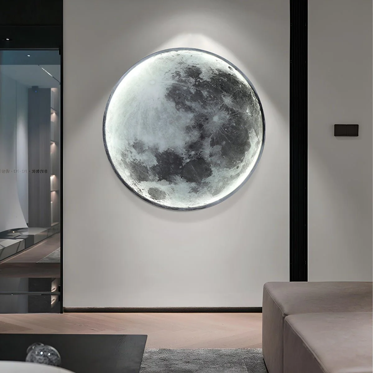 Modern Moon Creative Art Decor LED Indoor Wall Sconce - Image 4