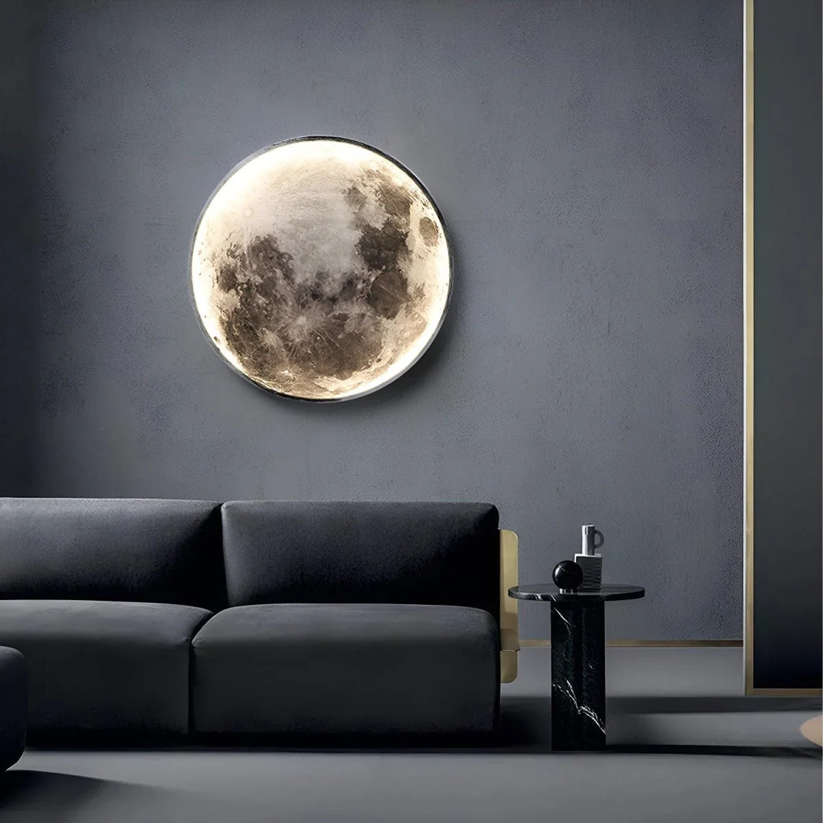 Modern Moon Creative Art Decor LED Indoor Wall Sconce - Image 6