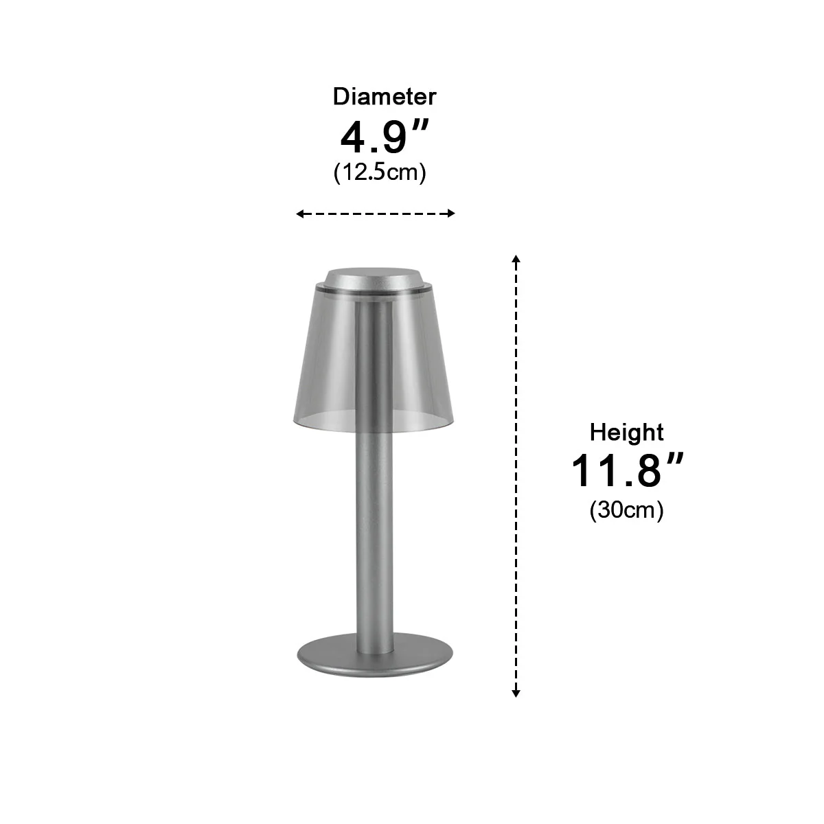 Modern Mushroom LED Dimming Touch Table Lamp - Image 13