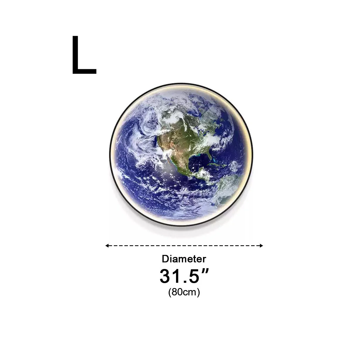 Modern Planet Earth Creative Art Decor LED Wall Sconce - Image 10
